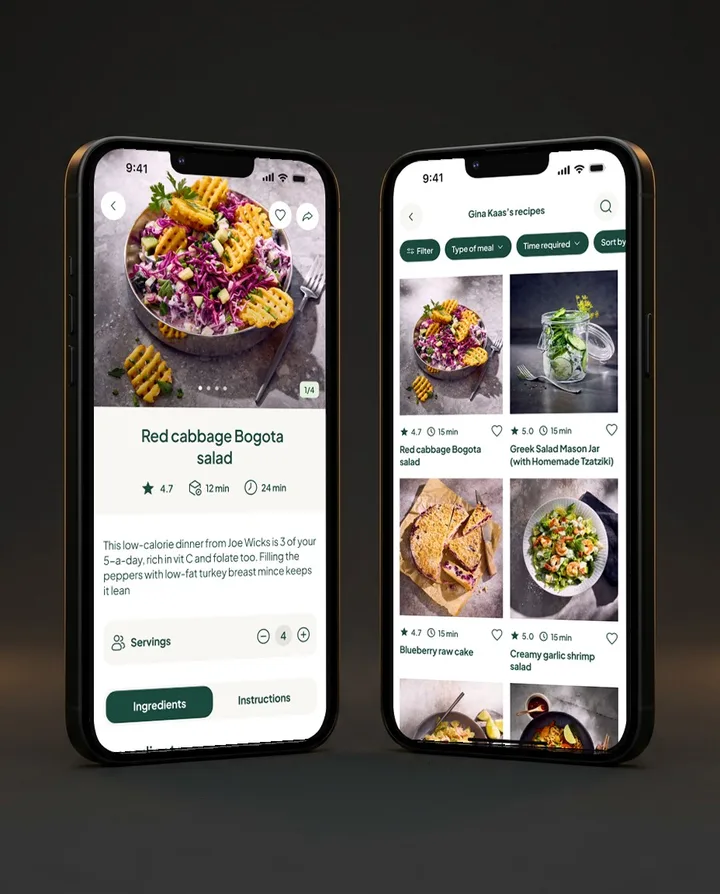 Scoops: Rezepte in der App