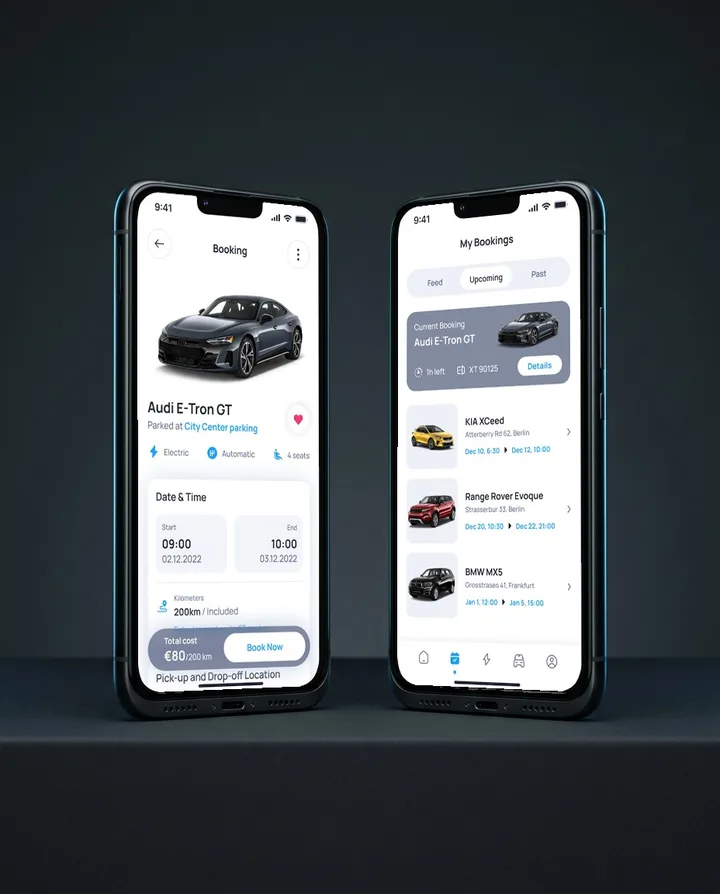 Smartmove: Fahrzeug buchen und Buchungen verwalten