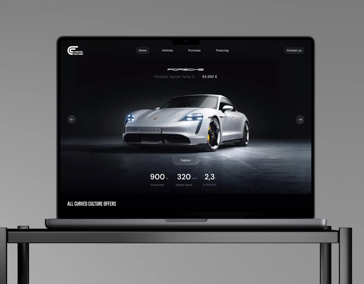 Curved Culture website
