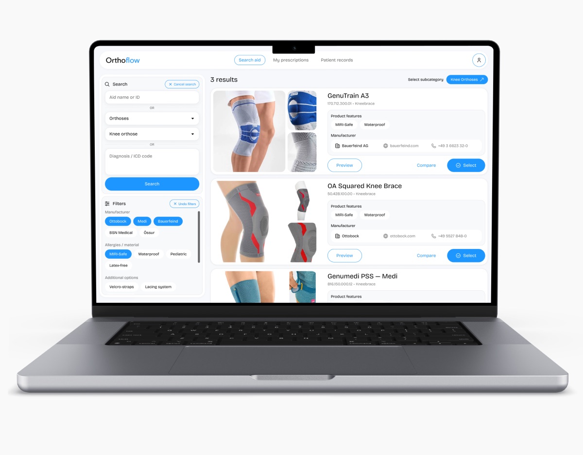 Orthoflow web app