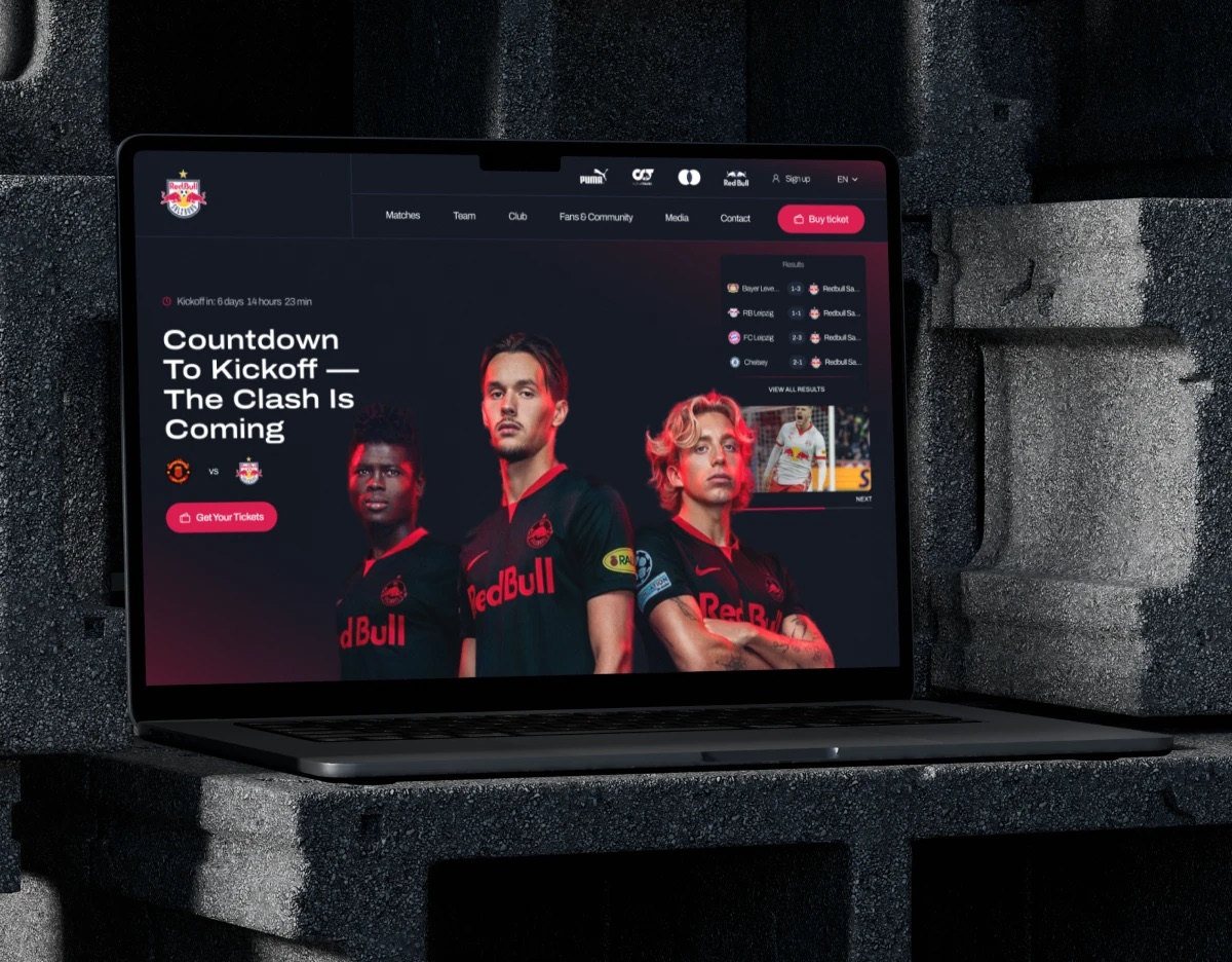 Red Bull Salzburg website